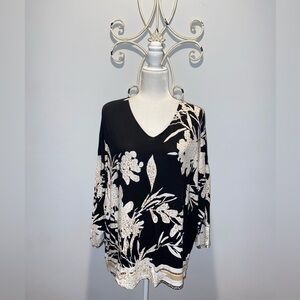 Chico’s 3/4 Sleeve Top - Size 3 = XL